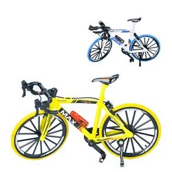 1:8 New Mini Model Alloy Bicycle Die-casting Mountain Bike Simulation Finger Metal Bike Collection Gifts Toys for boys