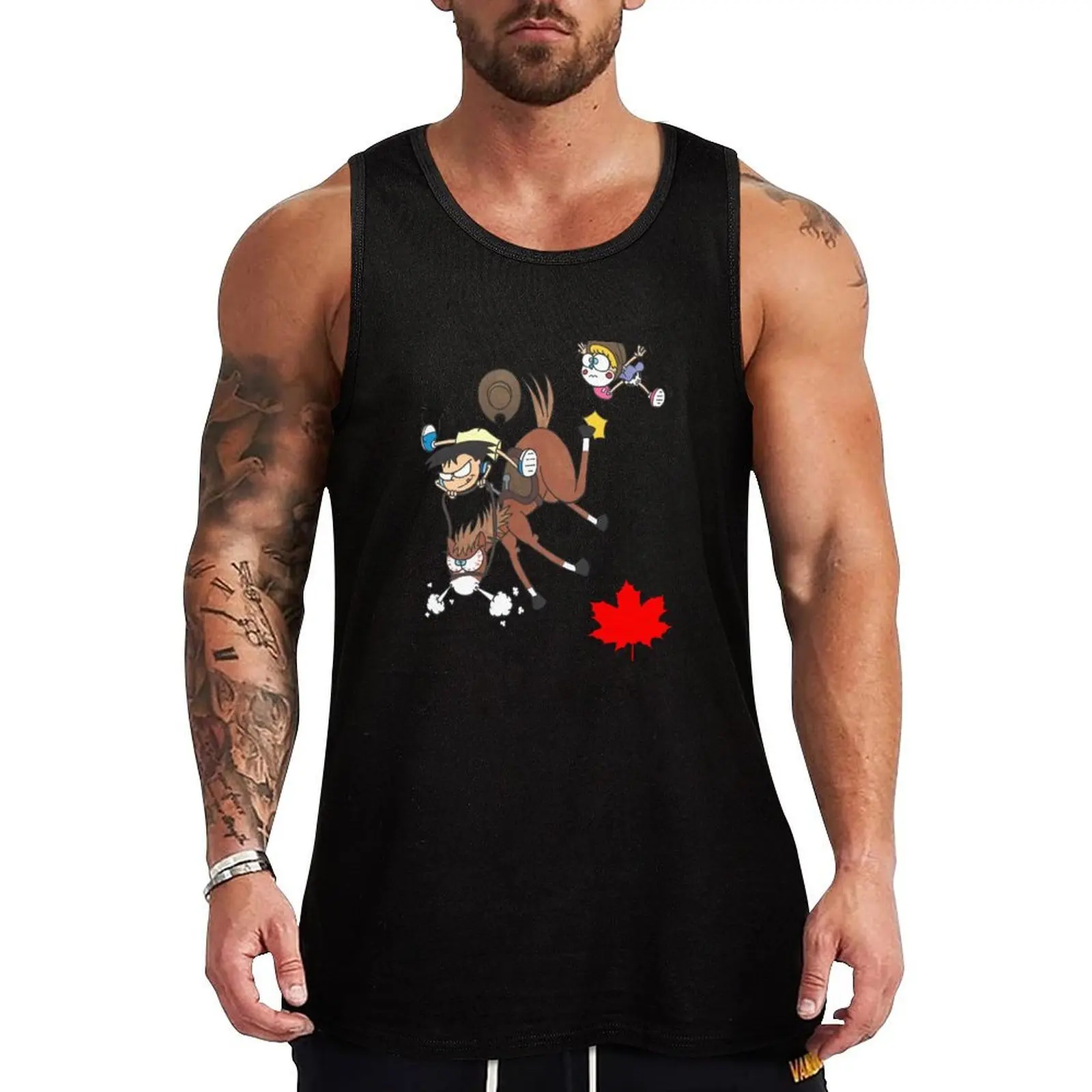 

calgary stampede 3 Tank Top Sportswear for men gym accessories man Men's t-shirt summer