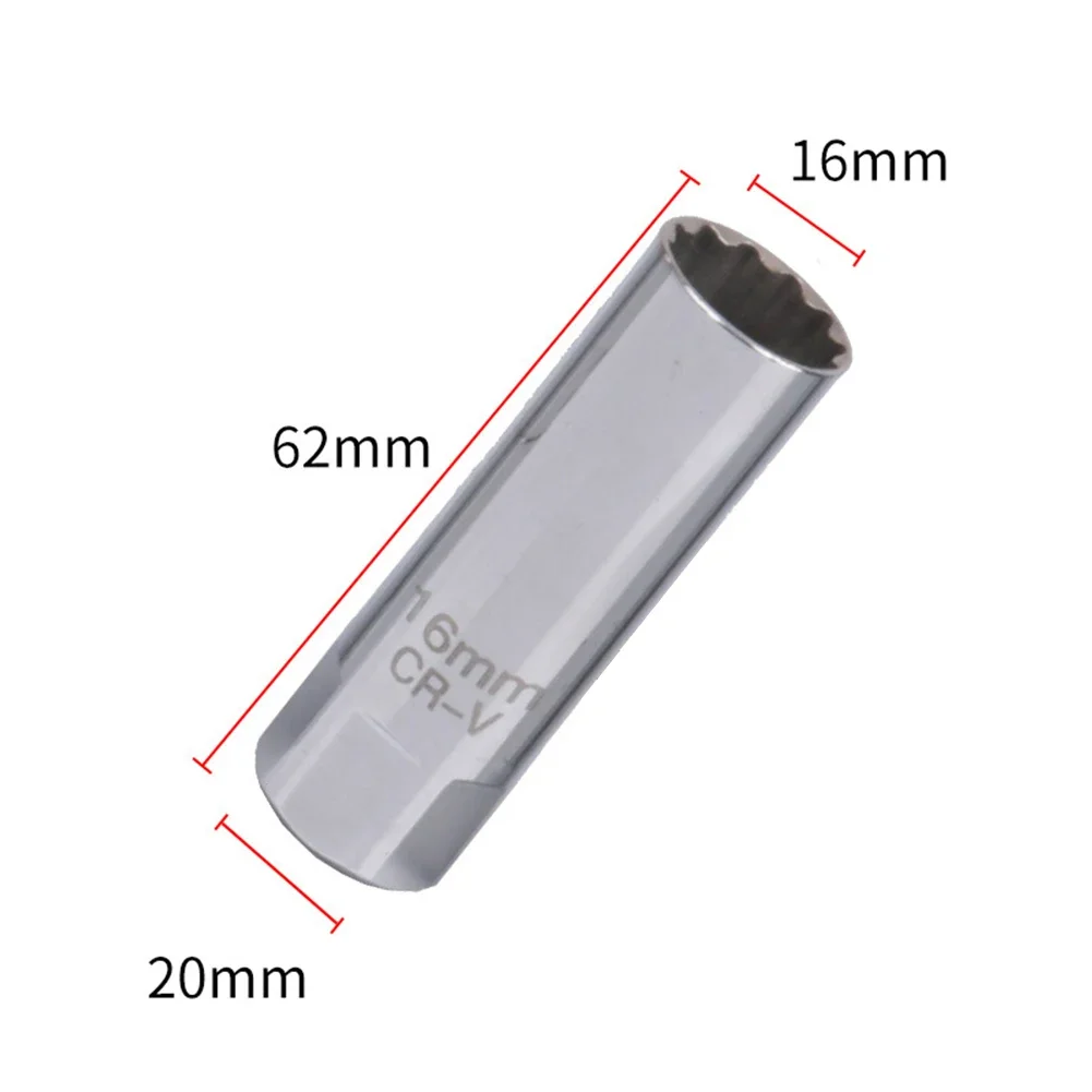 

12 Point Removal Wrench Tool for 3/8 Inch Drive Chrome Vanadium Steel Socket Wrenches for Automotive Maintenance