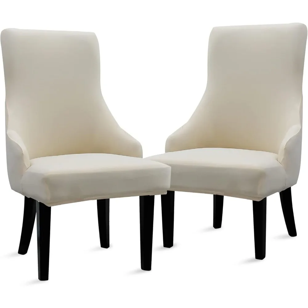 

Чехол на боковой стул Wingback — эластичный чехол на кресло, моющаяся обивка для обеденных стульев