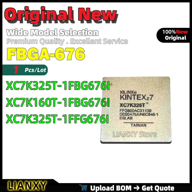 

FBGA-676 XC7K325T-1FBG676I XC7K160T-1FBG676I XC7K325T-1FFG676I FPGA новый оригинальный