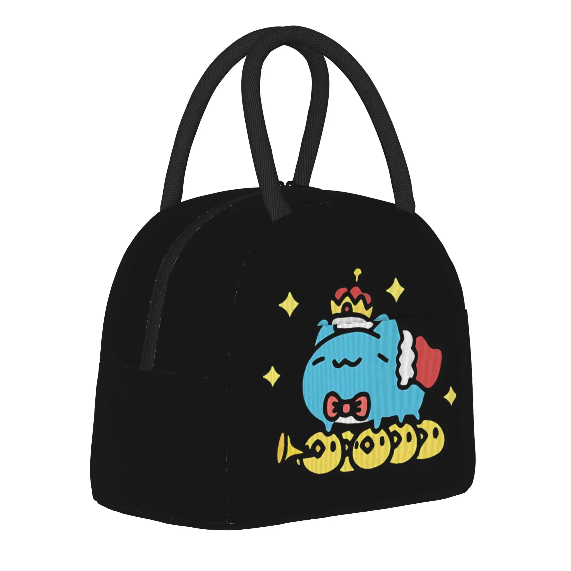 Bugcat Capoo   Cartoon Insulated Lunch Bag Thermal Bag Reusable,Lunch Container  High Capacity Tote Lunch Box Men Women