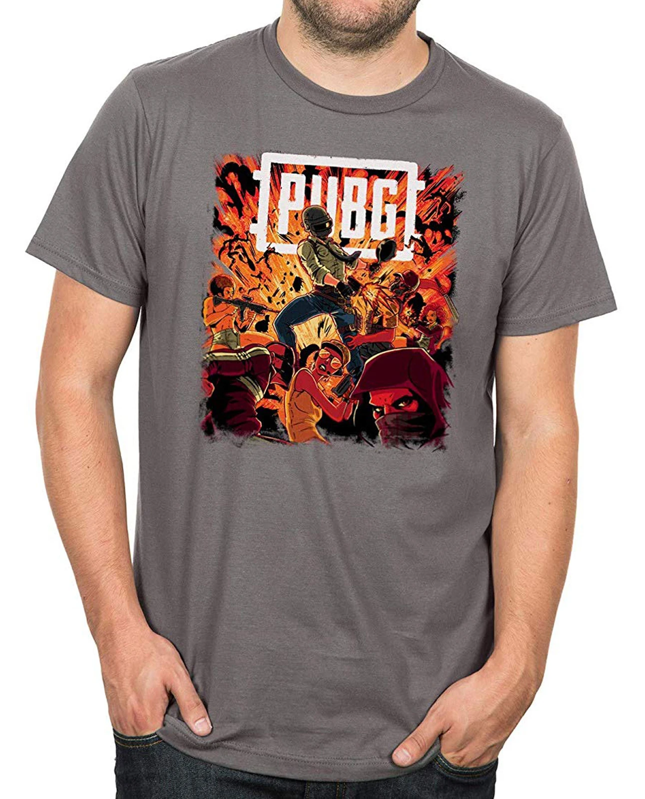 PUBG Boom Premium Cotton Gaming Adult TShirt  Online Multiplayer Battle Royal