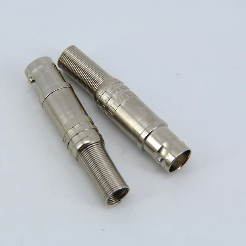 BNC Female Spring tail Cable Soldering for CCTV Video Monitor CONNECTOR welding plug