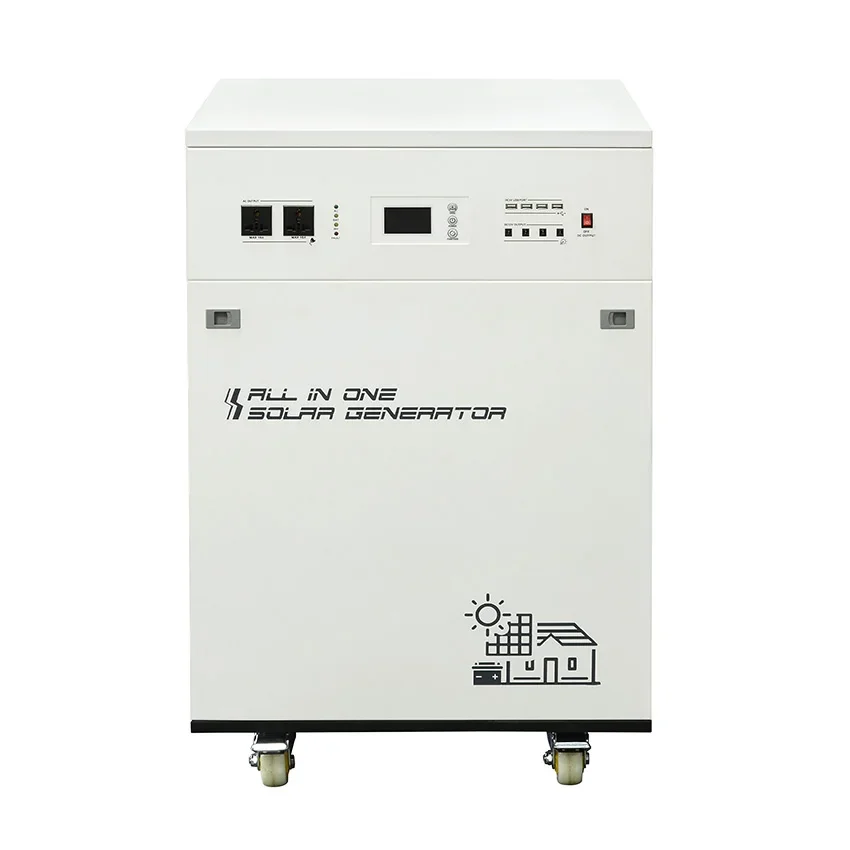 Integrated lithium battery solar inverter 1kw 1.5kw 3kw 6.2kw built-in charge controller hybrid inverter
