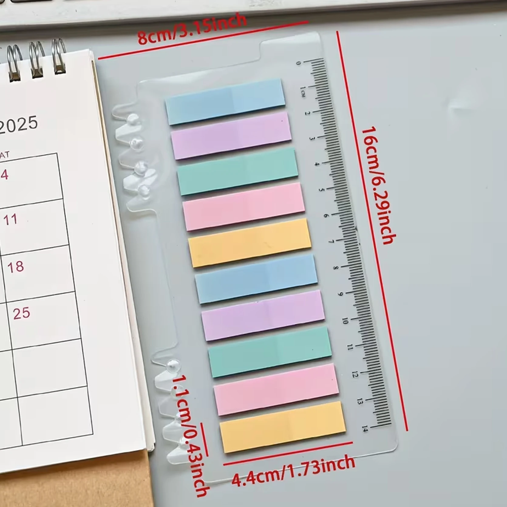 200 Sheets PET Transparent Waterproof Writable Index Tabs Sticky Page Flags Book Marking Labels Back To School Stationery