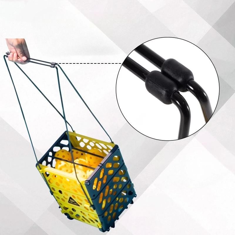 سعة كبيرة منتقي كرة المخلل المنقولة كرة المخلل اختيار الإطار المحمولة كرات سلة التخزين أداة جمع الكرة المهنية #3