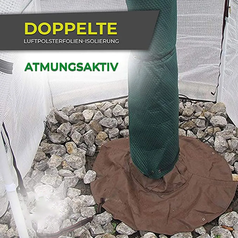 

Winter Palm Tree Root Protector Plants Cover Against Frost Anti Freezing Brown Plants Protection Bag For Branches Poles