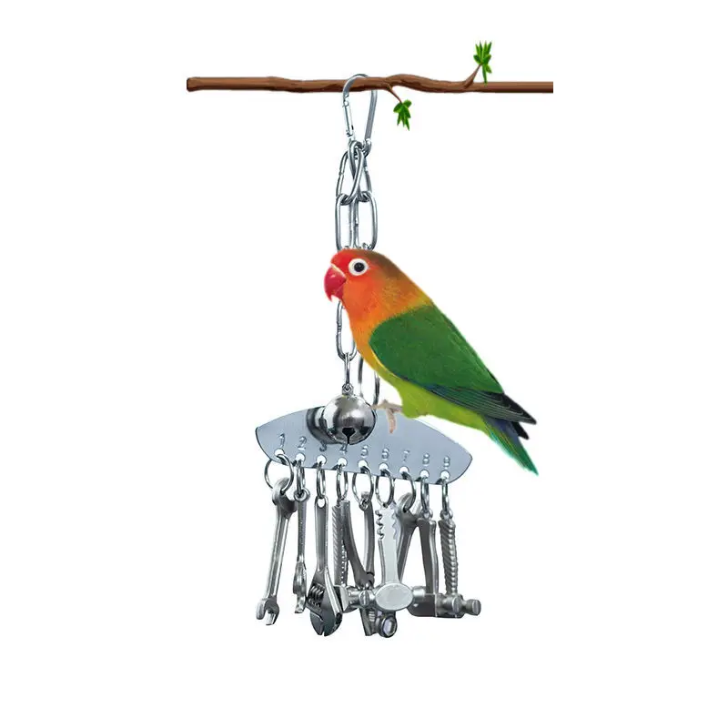 Biting and Climbing Big and Medium Diamond Grey Machine Amazon Puzzle Bird Cage Display Frame Hanger