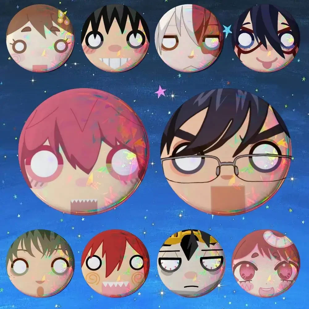 Creative Funny Cartoon Character Meme Brooches Izuku Midoriya Katsuki Bakugo Badge Jacket Bag Lapel Pin Jewelry Accessories Gift