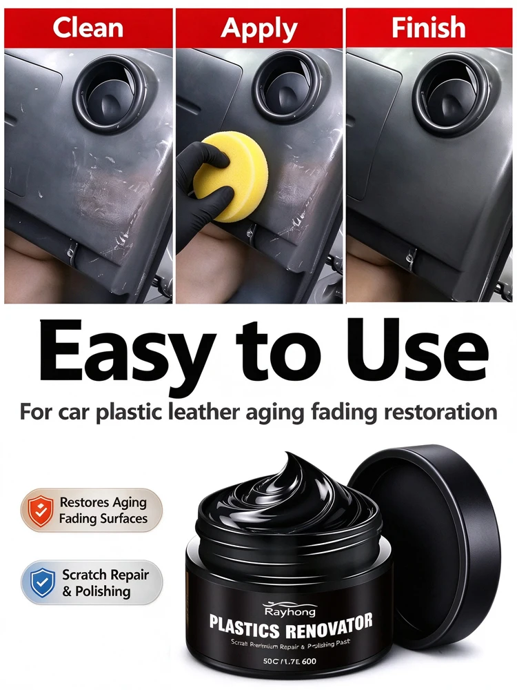 Professional Refurbishment and Maintenance Car Interior Plastic Scratch Repair Wax