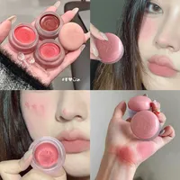 Canned Lip Mud Mist Lipstick Moisturizing Velvet Matte Mousse Solid Lip Gloss Cheek Blush Cream Tint Lips Makeup Korean Cosmetic