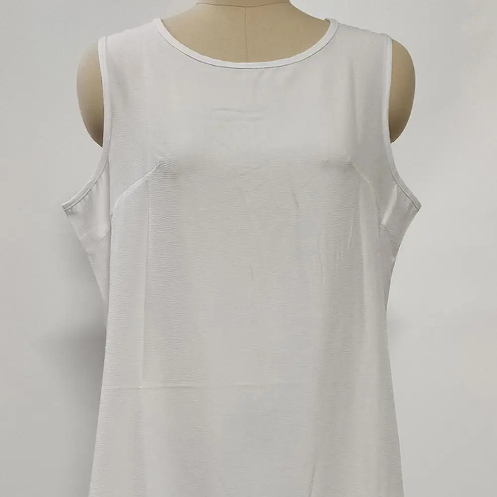 

Женское летнее платье, повседневное платье миди без рукавов с круглым вырезом, праздничный сарафан для путешествий, пляжного отдыха