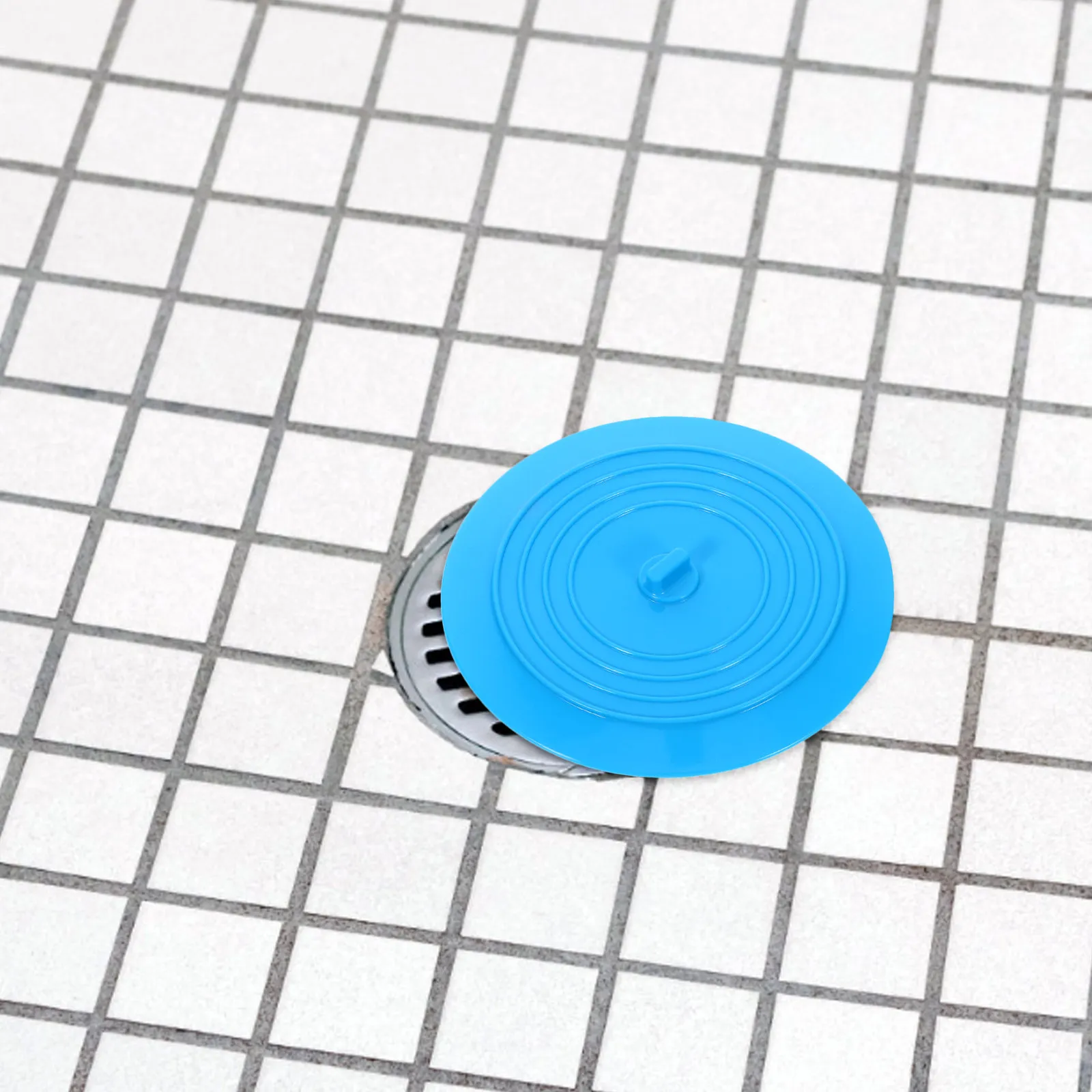 

Силиконовая заглушка для ванны, большая круглая пробка для слива в ванной, на кухне, в душе, раковине, прачечной, универсальная, синяя, для удержания воды