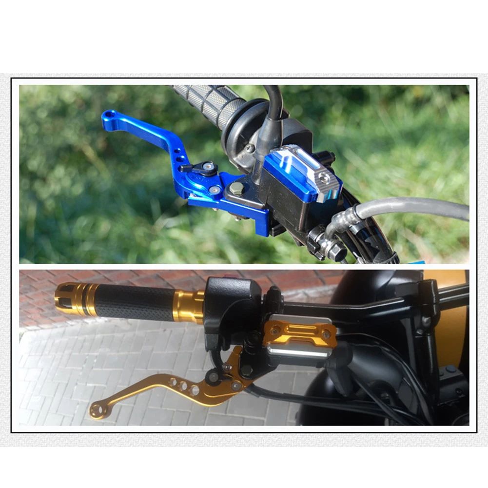 

Hydraulic Brake Pump Clutch Handbrake Set for Most Motorcycles Adjustable Lever for Enhanced Braking Performance