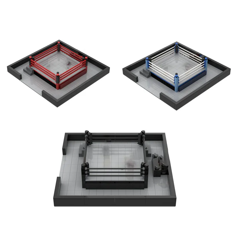 وحدات مدينة Moc قوالب بناء وحدات المهنية المصارعة الرياضة التكنولوجيا كتل عيد الميلاد لتقوم بها بنفسك لعبة هدايا البناء #5