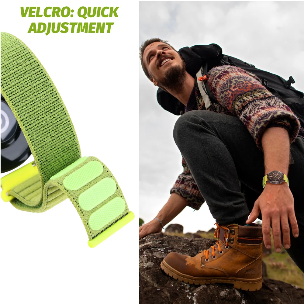 Correa deportiva de nailon de 20 a 22mm para Amazfit BALANCE/GTR 4 2 3pro 47mm, Correa de reloj inteligente para Amazfit GTS 4 2 mini pulsera Bip 6 Correa