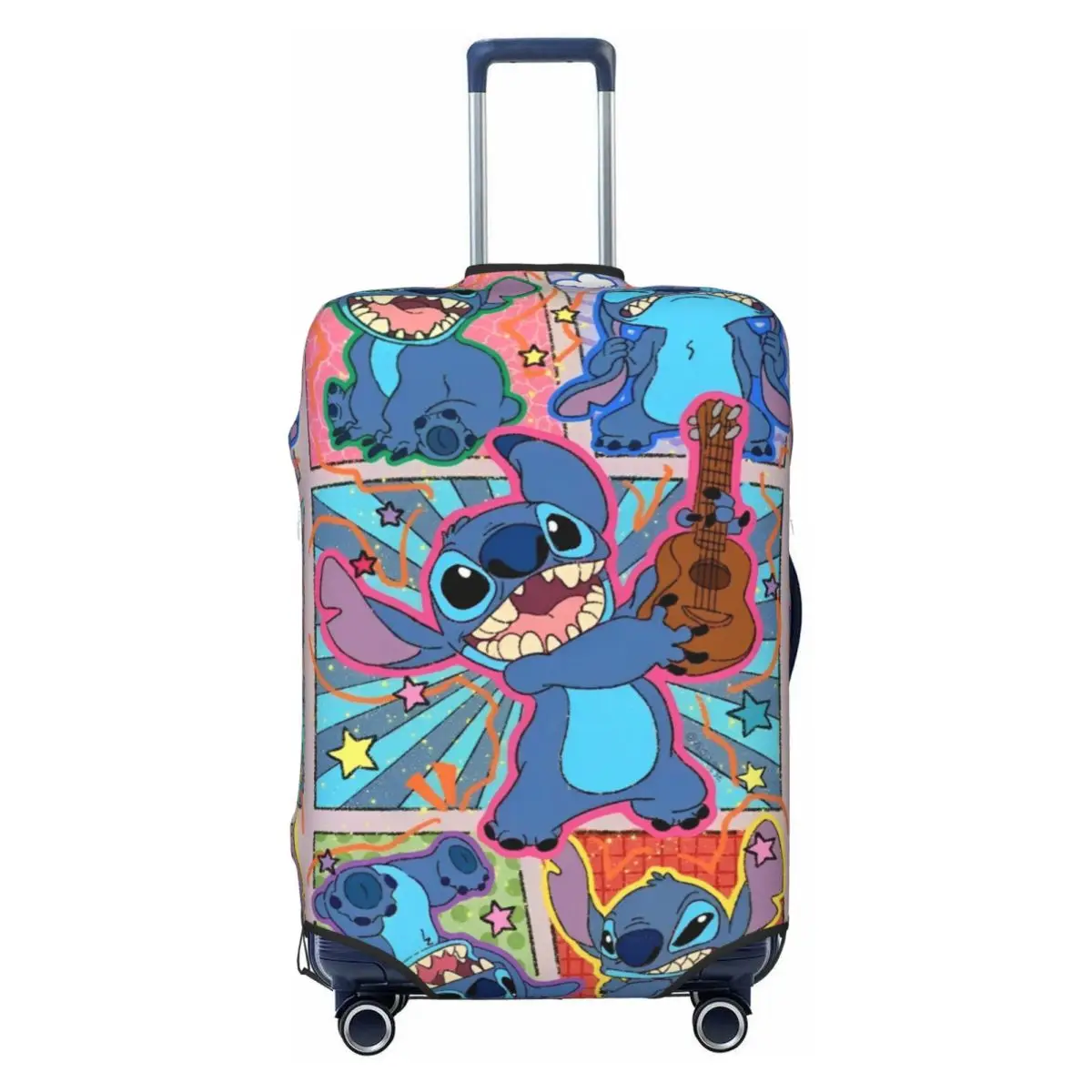 Stitch Suitcase Cover Holiday Useful Luggage Supplies Cruise Trip Protector