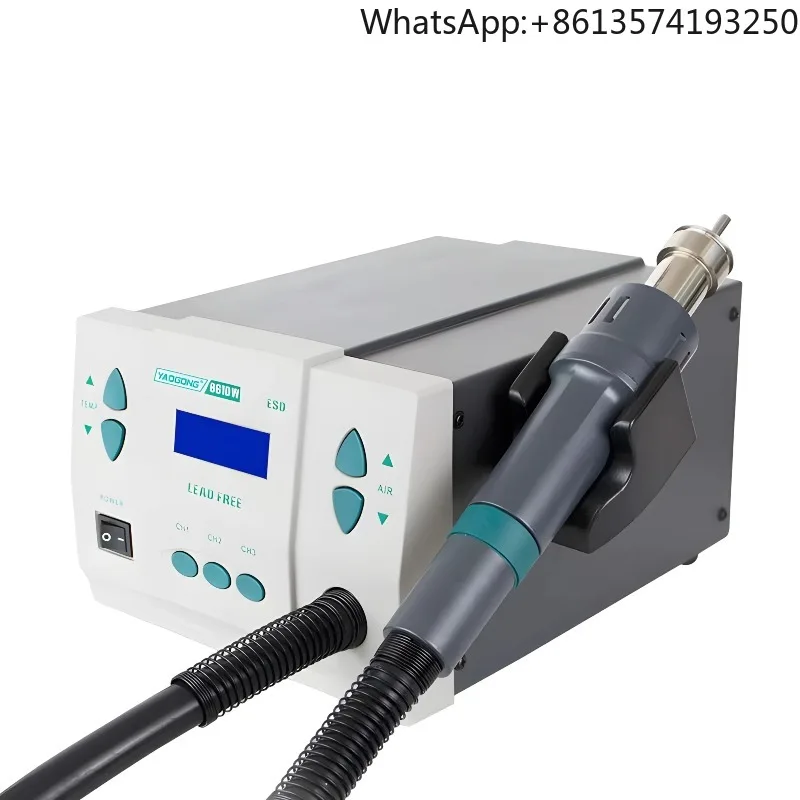 

【2026】110V/220V 1000W Digital Hot Air Rework Station with Display, Quick Heat for Soldering YAOGONG 861DW