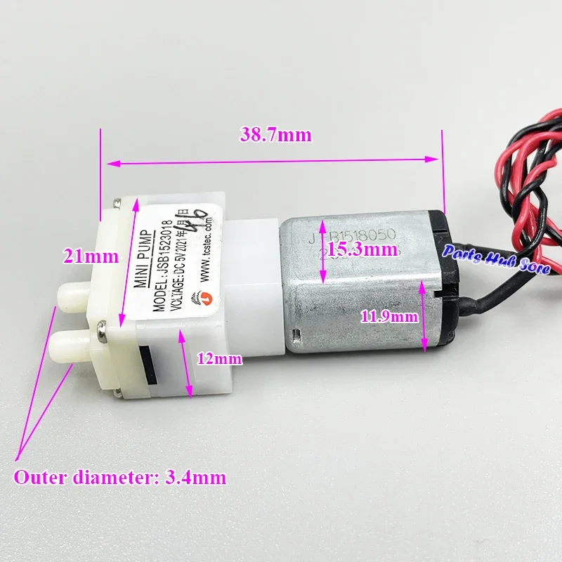 Tiny Water Pump 030 Motor Diaphragm Pump DC 3V-6V 5V Mini Water Pump Negative Pressure Vacuum Mute Pump