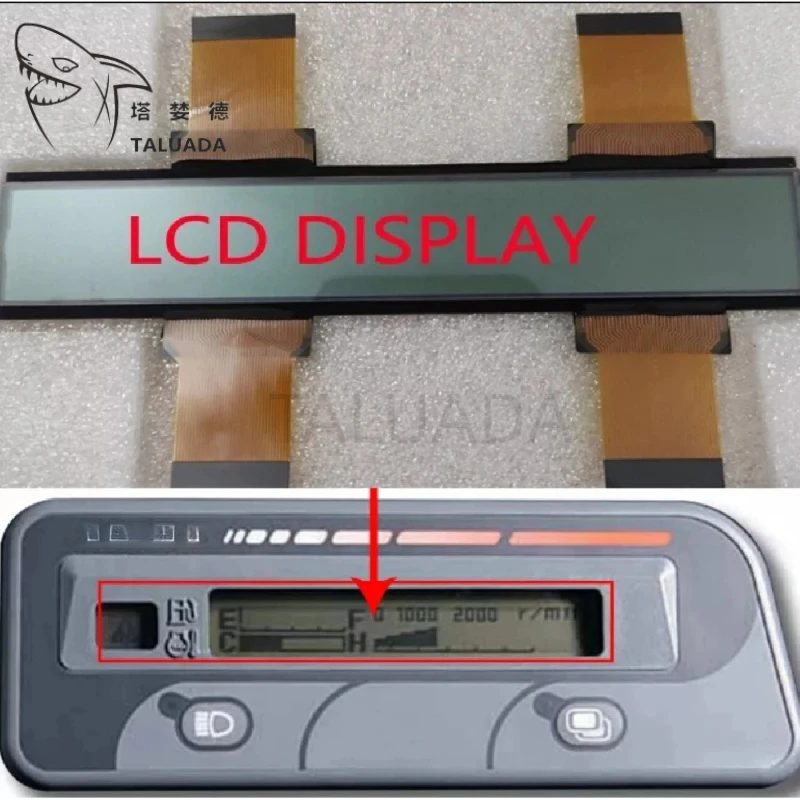 Display Instrument LCD For Kubota KX36-3 KX41-3S KX41-3V U30-5 Mini Excavator Monitor LCD Liquid Crystal Chip HOTSALE