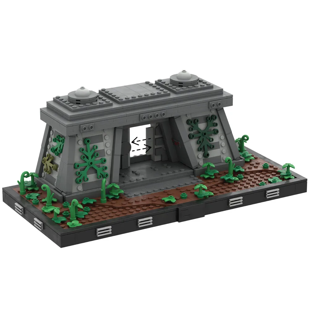 

MOC-156238 Модель диорамы Imperial Bunker из фильма: Episode VI 796, детали
