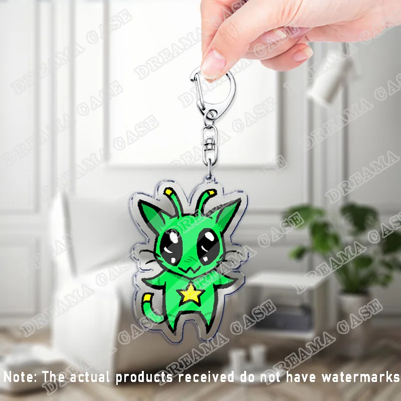 لطيف الكرتون Regretevator تشيبي المفاتيح الاكسسوارات حقيبة السحر القط عاشق لعبة سلاسل المفاتيح Keyrings مجوهرات المشجعين الأصدقاء هدية