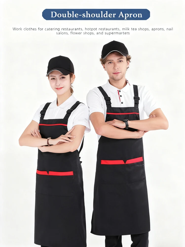 

Multi-Functional Waterproof Apron cOVERALL - All-Purpose Protection for Restaurant Hot Pot Bubble Tea Nail Shop & Supermarket