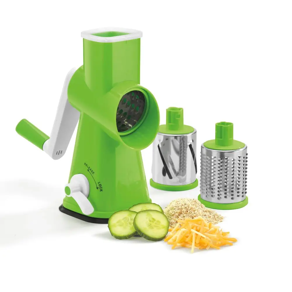 

Терка для овощей Fresh Slice Drum Grater, зелено-белая