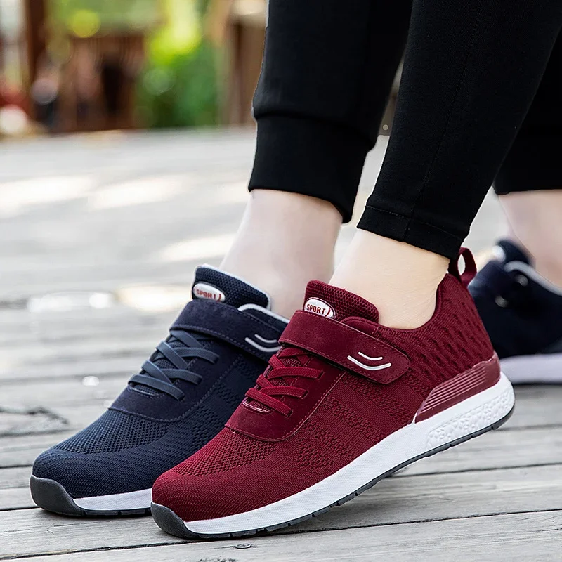 Women Walking Shoes Men Autumn Casual Fashion Sneakers Couples Plus Size Flats Lace-Up Hiking Shoes Comfortable Zapatillas Mujer