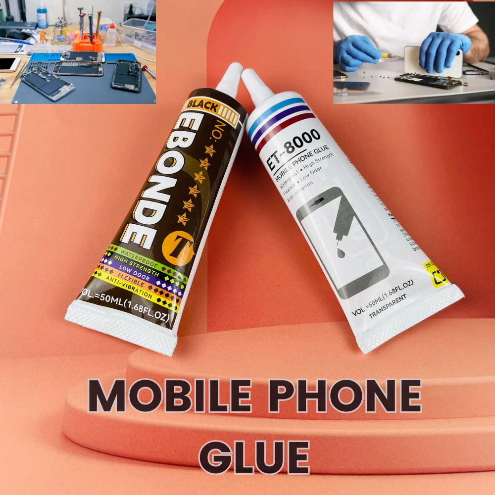 

Clear T8000 High Strength Glue Universal Phone Repair Adhesive Battery Jewelry Craft & Electronics Multi-Use 15ML 50ML 110ML