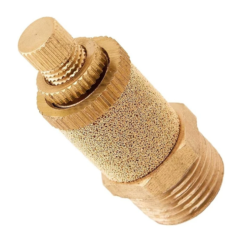 ABAE-3/8 بوصة NPT صمام التحكم في التدفق/التأهل/كاتم الصوت للتعليق (4 عبوات) VXA4038-4