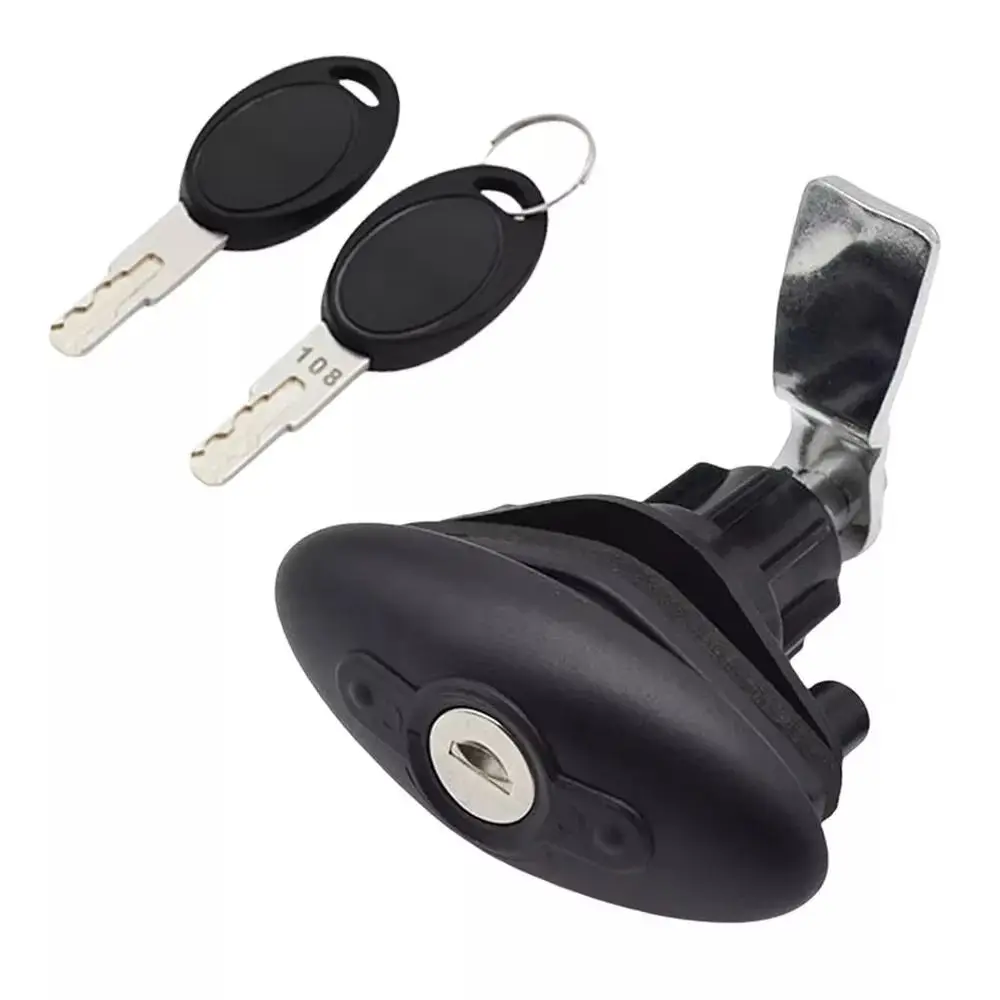 Professional with 2 Keys RV Cabinet Lock T-Handle Weatherproof Cabinet Door Lock Durable Furniture Locks Trailer