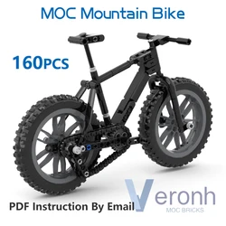 Technology Mountain Bike Model Set MOC Building Blocks Creative High-Tech Bricks Educational Puzzle Kid Construction Toys Gifts