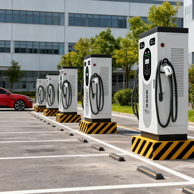 60/80/100/120/160/180/240/360KW CCS2 CCS1 GBT DC Electric Vehicle EV FLOOR-STAND Charging Station 0-200/250A with 7inch LCD