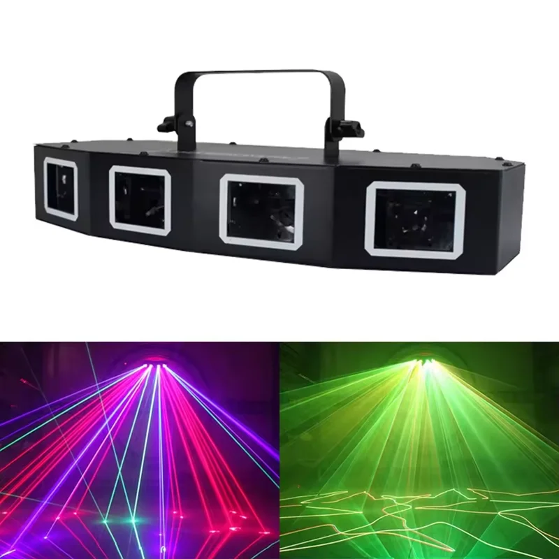 Imagem -03 - Full Color Rgb Laser Light Olhos Dmx512 Efeito de Palco dj Bar Ktv Disco Boate Evento Mostrar