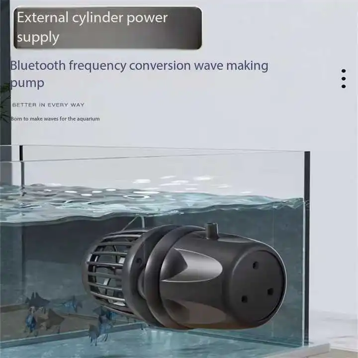 10W/15W/25W/30W Smart Fish Tank Wavemaker Pump Bluetooth WiFi Adding   Blowing Poop Freshwater Saltwater Fish Tank Aquarium