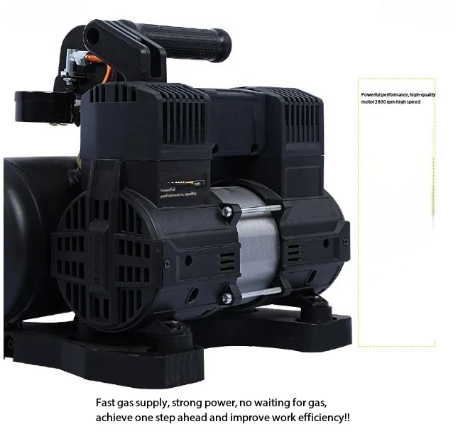 Portable air compressor oil-free bass small household air pump woodworking paint air compressor 220v