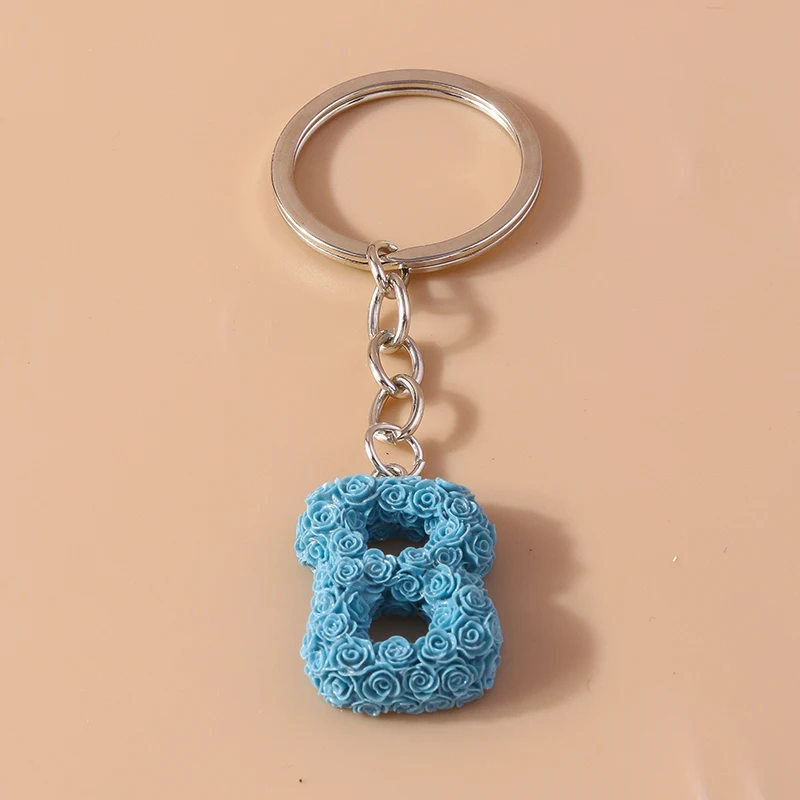 Modische, bunte 26 Buchstaben-Anhänger A-Z für Schlüsselanhänger, Handtaschenanhänger, Schlüsselringe, DIY-Schmuckzubehör für Damen und Herren – Detail 5