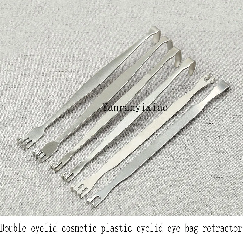 Titanium alloy skin eyelid pull hook rake eye bag pull hook tear sac to do double eyelid tool ophthalmic plastic equipment