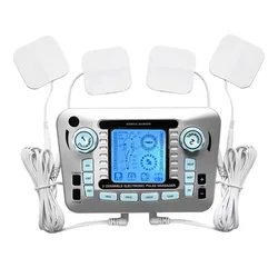 Tens Electrostimulation Eletric Muscle Stimulator EMS Body Massager Pulse Acupuncture Low Frequency Physiotherapy TherapyMachine