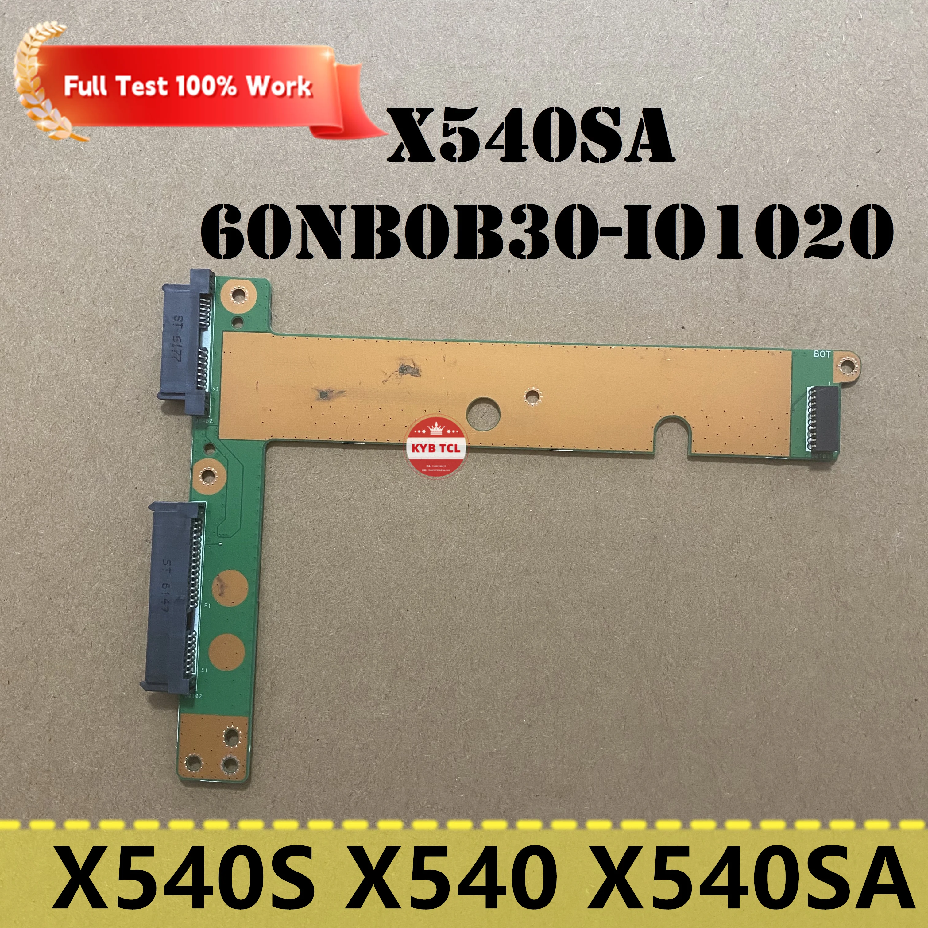 Genuine Laptop SATA HDD DVD Adapter Connector Board For ASUS X540S X540 X540SA X540SA-RBPDN09 60NB0B30-IO1020 Notebook