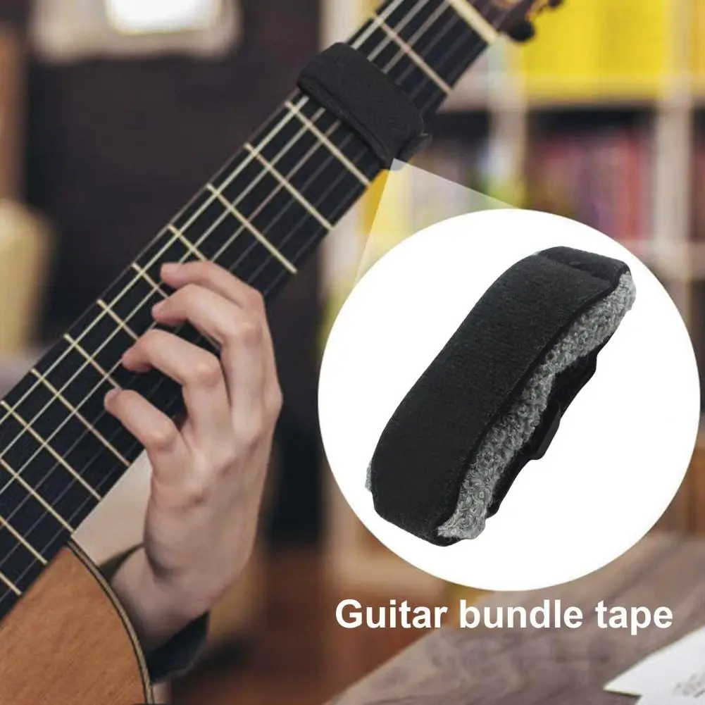 String Mute Dampener Guitar String Muter Noise Reducer Dampener Wrap Fretboard Strap for Electric Acoustic Musical Instrument