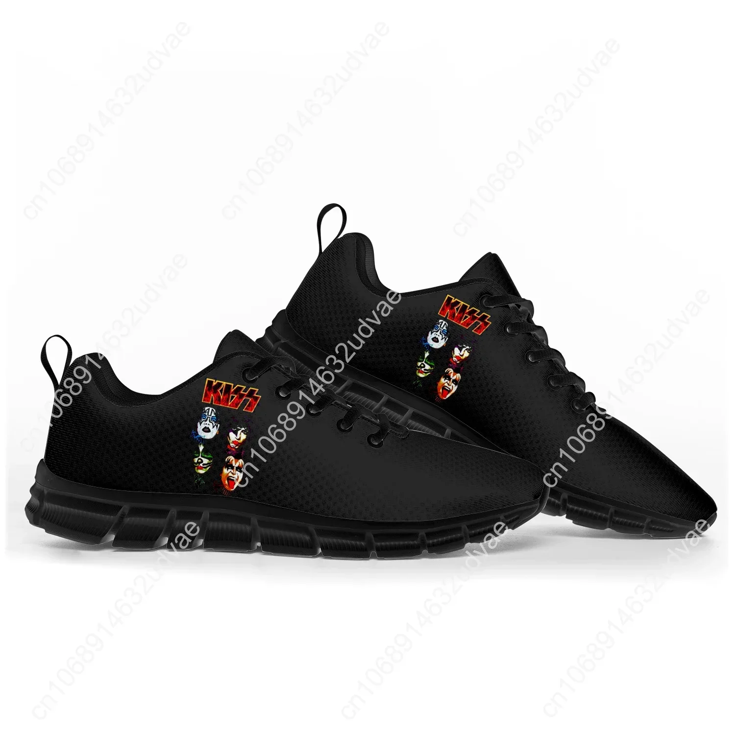 Heavy Metal Rock Band Kiss Fashion Sports Shoes Mens Womens Teenager Kids Children Sneakers Custom High Quality Couple Shoes