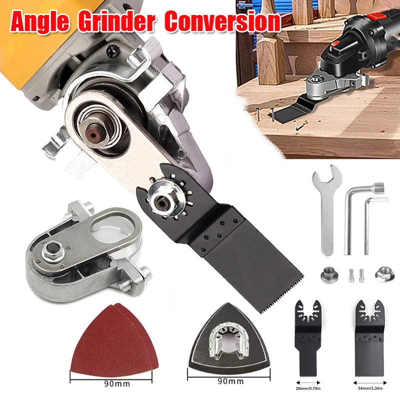 

Angle Grinder Adapter Refitting Head Universal Adapter with Compatible Saw Blade for M14 Conversion Gadget Accessories Head Kit