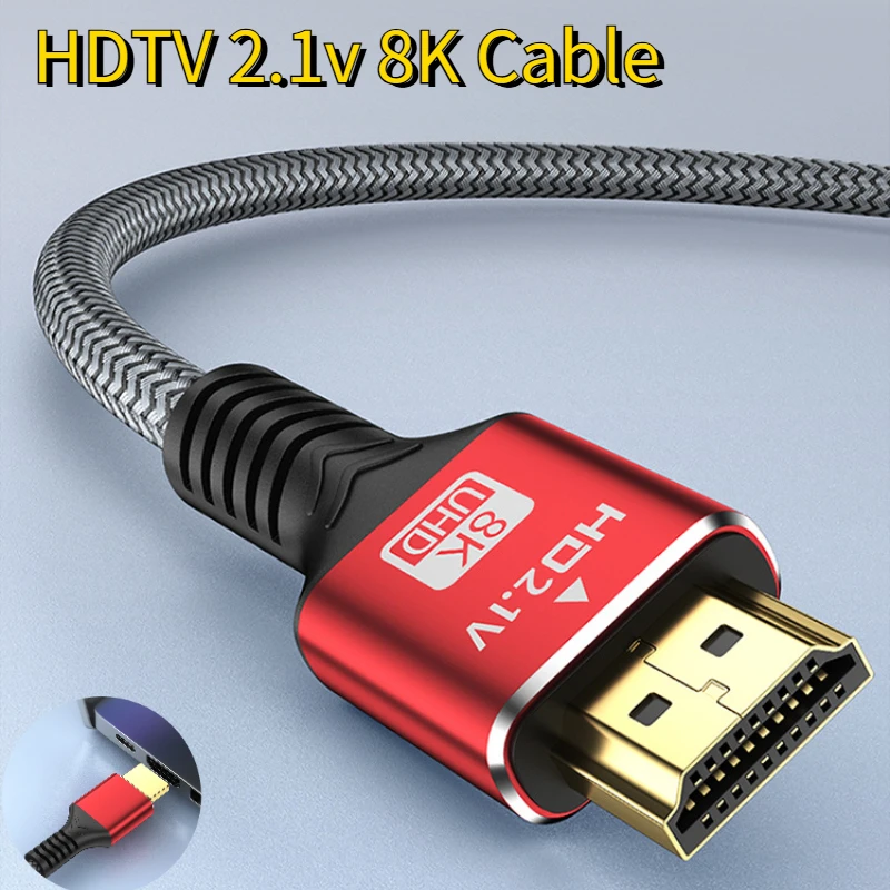 �y�Z�[�����z8K HDMI2.1�P�[�u�� ����HDMI 8K�P�[�u�� 60Hz 2.1V 4K 144Hz 3D�Ή� �e���r �R���s���[�^�[ ���j�^�[ �v���W�F�N�^�[ PS�Q�[���@ �I�[�f�B�I&�r�f�I