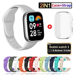 Watch Strap For Xiaomi Redmi Watch 3 Active/Lite Strap Replacement Silicone Strap For Xiaomi Redmi Watch 3 Strap Correa Bracelet