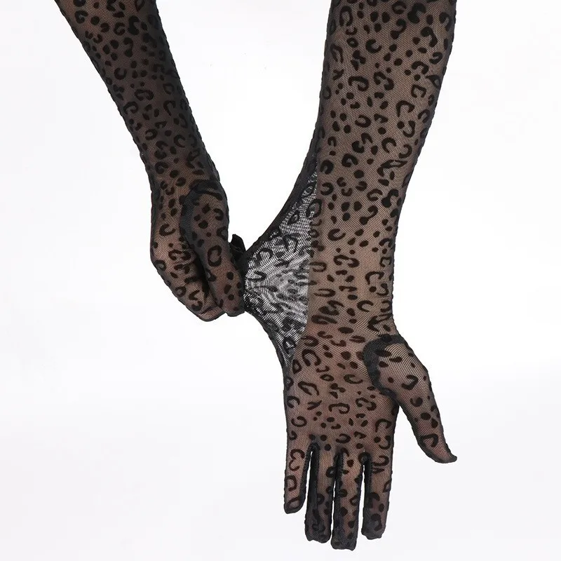 

Винтажные черные блестящие сетчатые перчатки с бриллиантами, аксессуары, сексуальные эластичные длинные перчатки в сеточку для ночного клуба