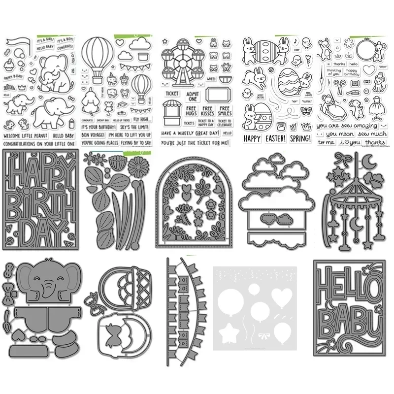 2023 New Design Metal Cutting Dies for Stamp Making Decorative Diy Scrapbook Practice Photo Album Process Craft Handicraft Card