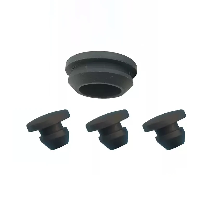 1PCS 2.5mm~50.6mm Snap on Silicone Plugs High Temp Rubber Hole Caps Blanking End Seal Stopper Black